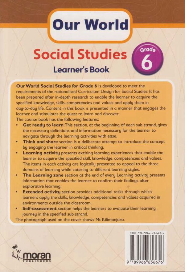 Moran Our World Social Studies Grade 6 (Rationalised)