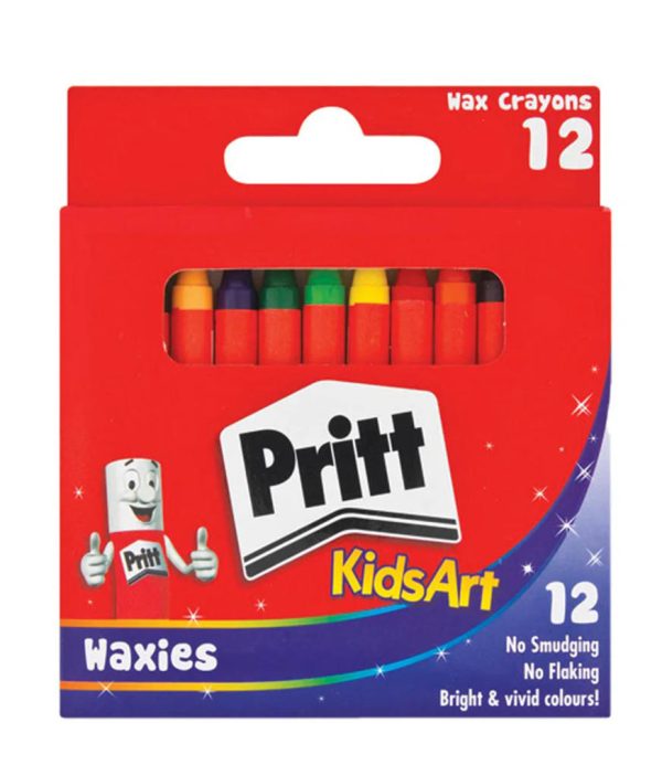 Pritt Wax Crayons 12pcs — Kids Art