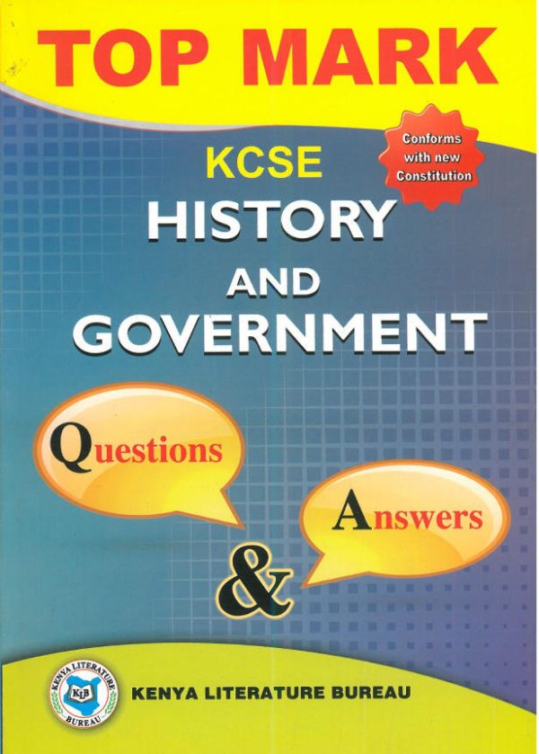 Topmark KCSE History & Govt Questions & Answers - KLB