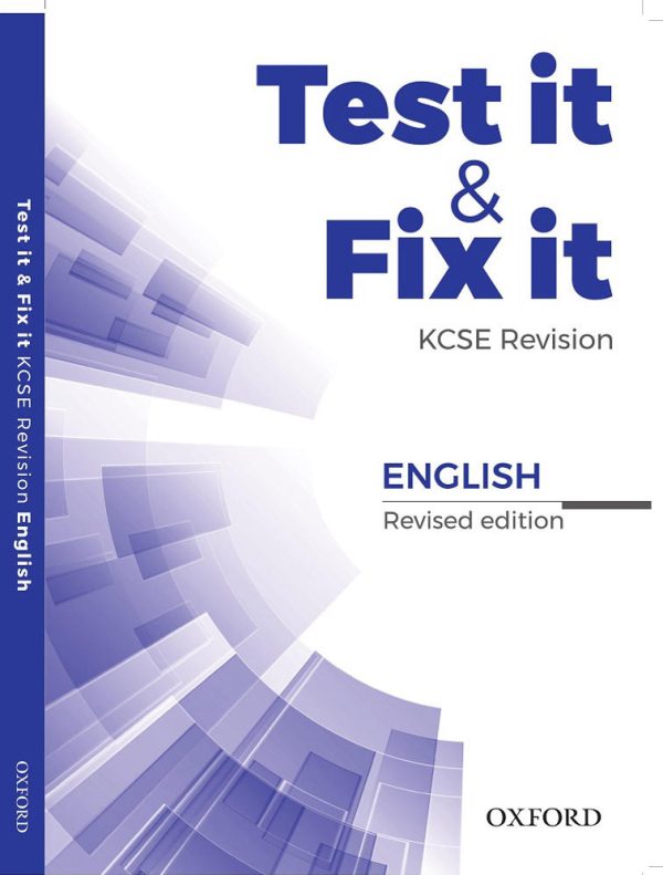 Test It & Fix It KCSE Revision English- 4th Edition (Oxford)