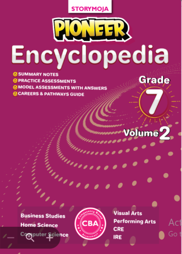 Storymoja Pioneer Encyclopedia Grade 7 Volume 2