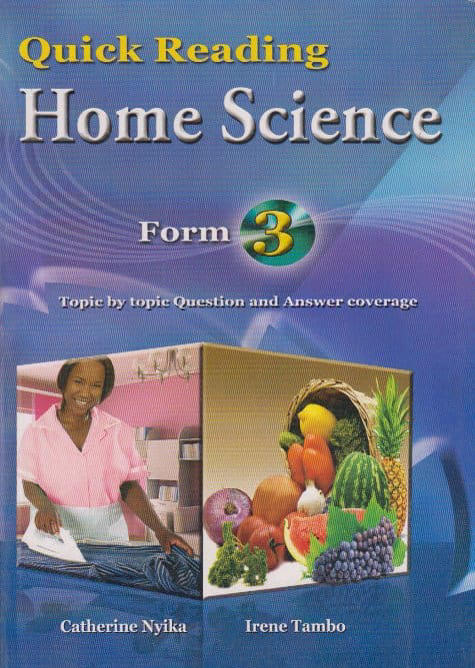 Quick Reading Home Science Form 3 - Questions & Answers