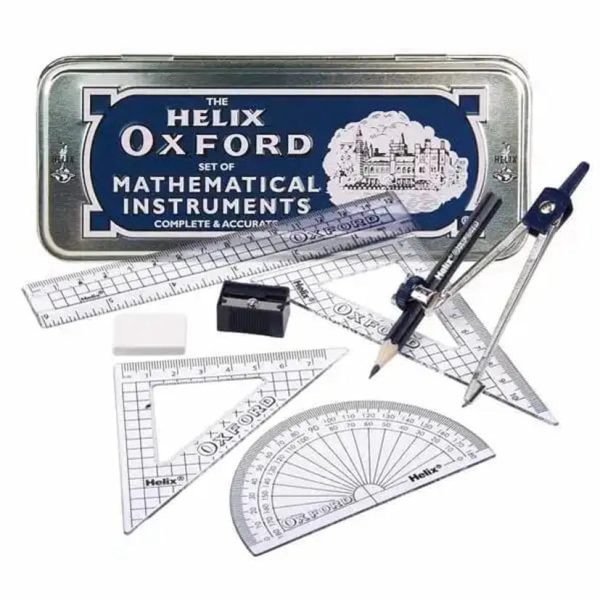 Helix Oxford Metal Box Geometry Set
