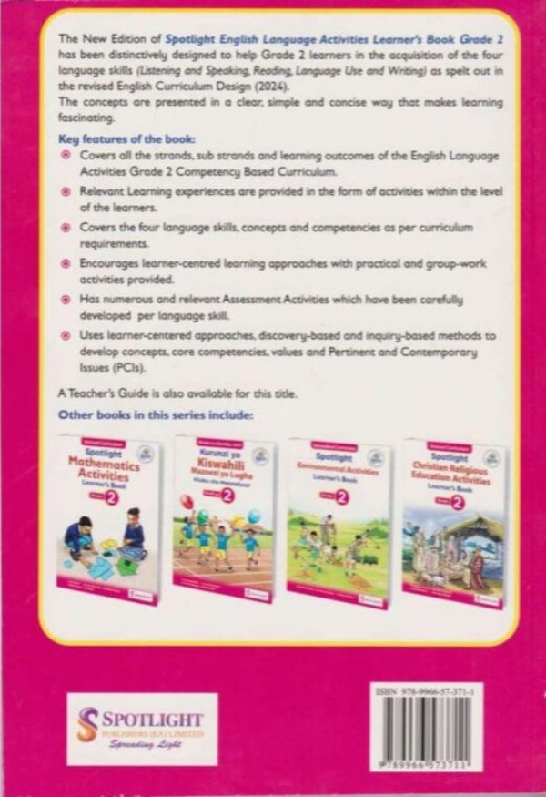 Spotlight English Language Activities Grade 2 (Rationalised)