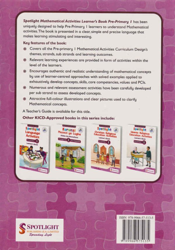 Spotlight Mathematical Activities PP1 (Rationalised)