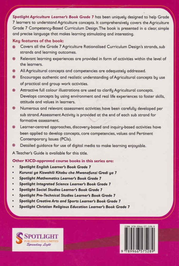 Spotlight Agriculture Grade 7 (Rationalised)