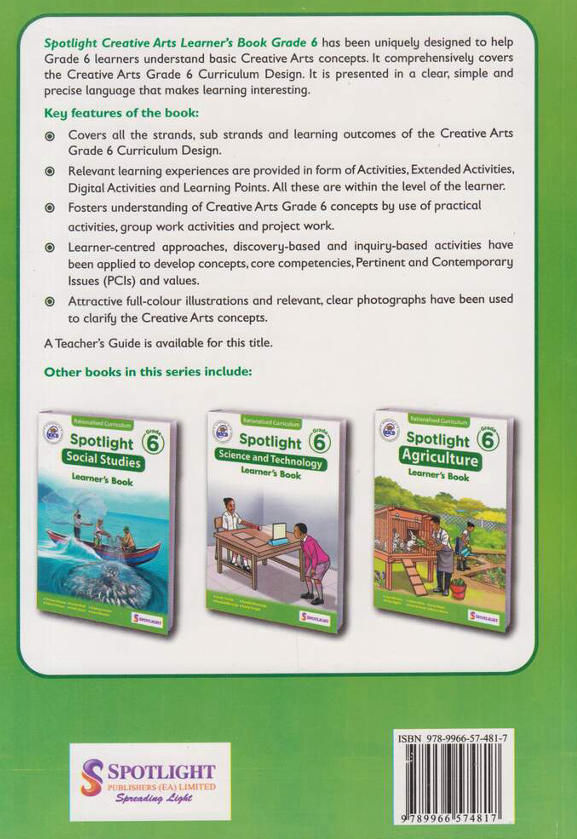 Spotlight Creative Arts Grade 6 (Rationalised)