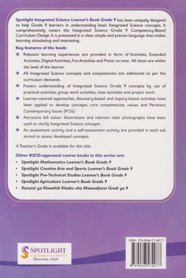 Spotlight Integrated Science Grade 9 (Rationalised)