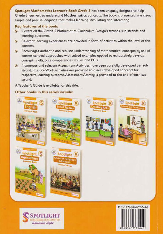 Spotlight Mathematics Grade 5 (Rationalised)