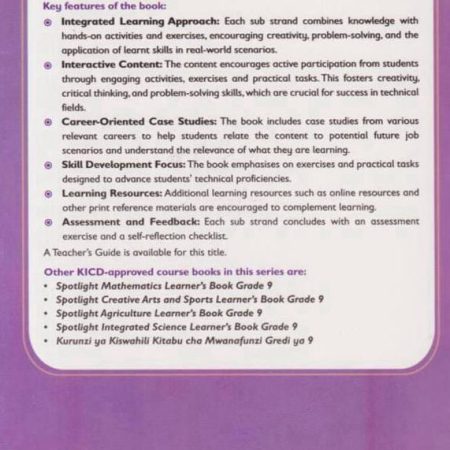 Spotlight_Pre-Technical_Studies_Grade_9