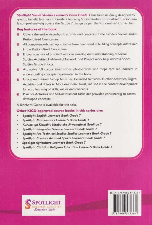 Spotlight Social Studies Grade 7 (Rationalised)