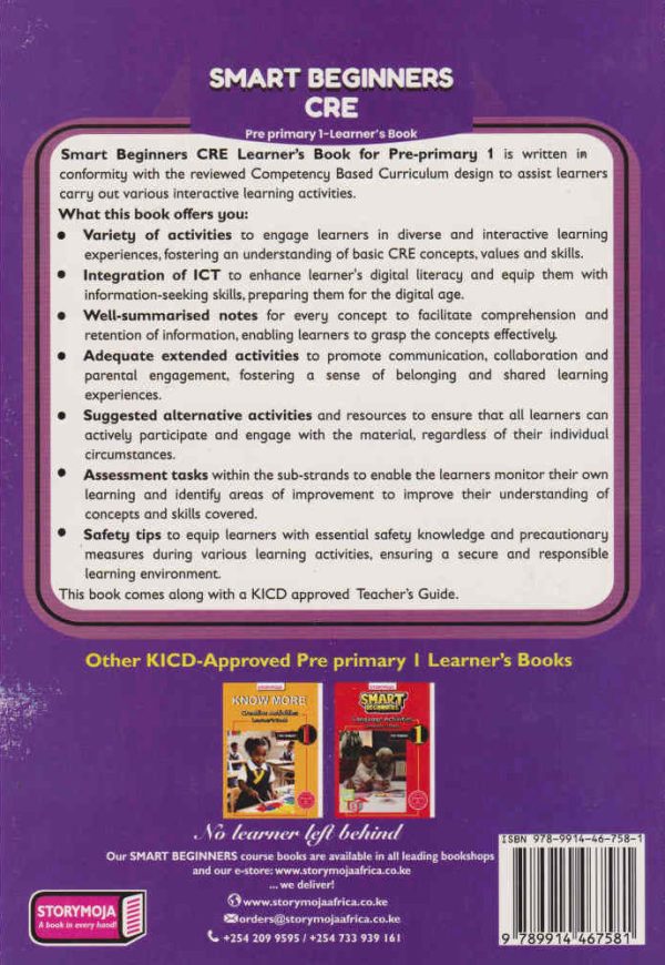 Storymoja Smart Beginners CRE Activities PP1 (Rationalised)