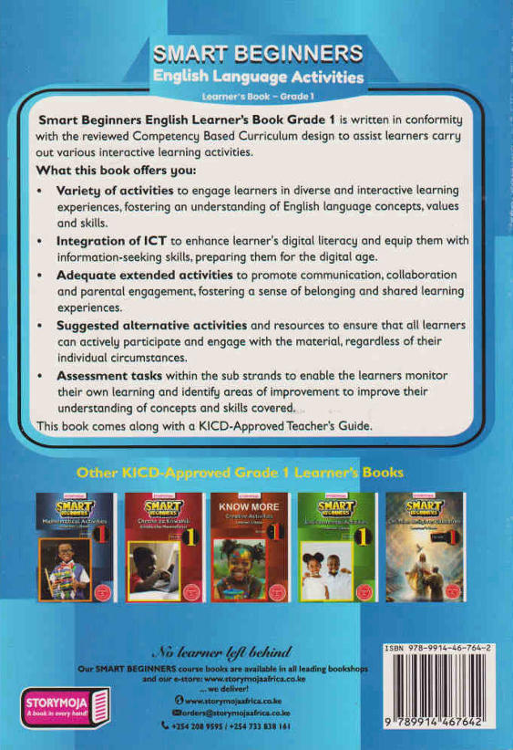 Storymoja Smart Beginners English Grade 1 (Rationalised)