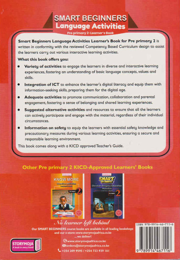 Storymoja Smart Beginners Language PP2 (Rationalised)