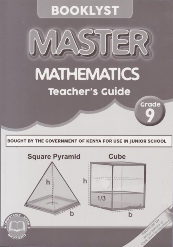 Booklyst Master Mathematics Grade 9 Teacher's Guide
