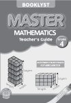 Booklyst Master Mathematics Grade 4 TG (Rationalised)