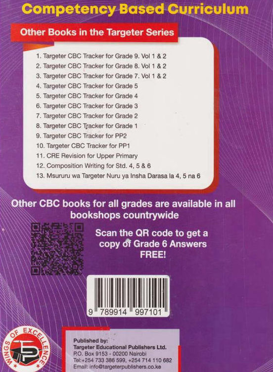 Targeter CBC Tracker Grade 6 (Rationalised)