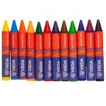 Veda Jumbo Crayons 12s