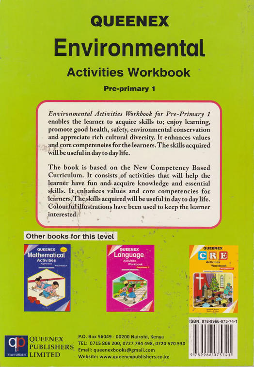 Queenex Environmental Activities Workbook PP1