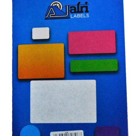 Afri Self-Adhesive White Labels - K36