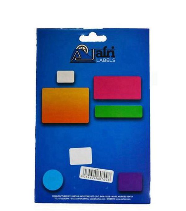 Afri Self-Adhesive White Labels - KA1 (25mm x 19mm)