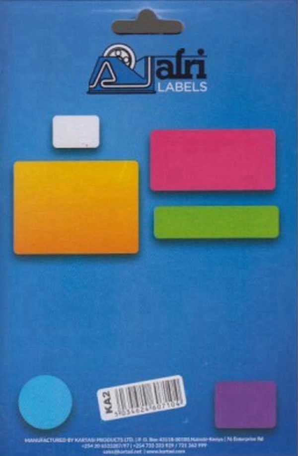 Afri Self-Adhesive White Labels – KA2 (51mm x 13mm)
