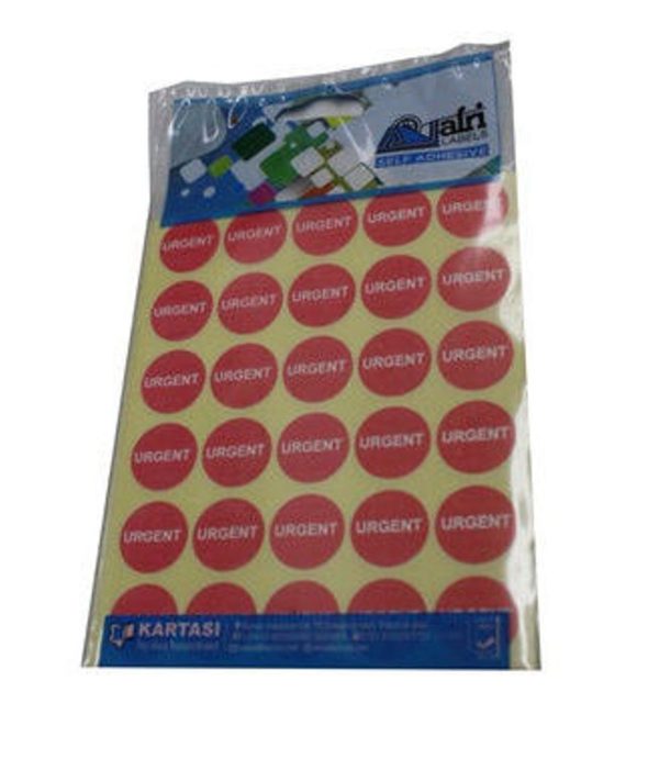 Afri Self-Adhesive Coloured Labels - Urgent
