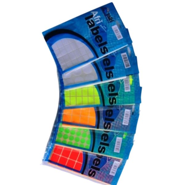 Afri Self-Adhesive Coloured Labels - K11 Green