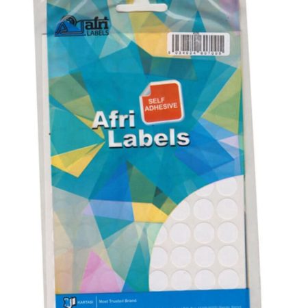 Afri Self-Adhesive White Labels - K09