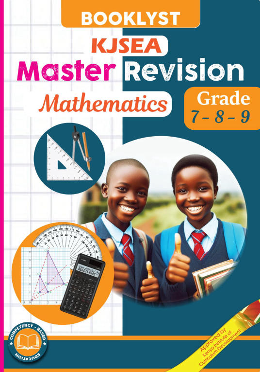 Booklyst KJSEA Master Revision Mathematics Grade 7,8&9
