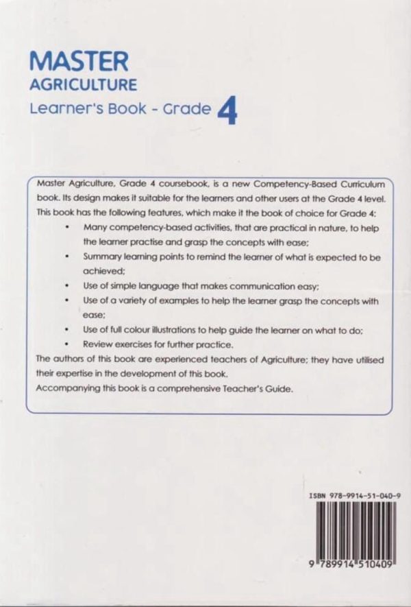 Booklyst Master Agriculture Grade 4 (Rationalised)