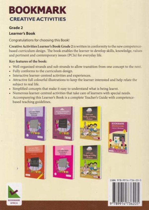 Bookmark Creative Activities Grade 2 (Rationalised)