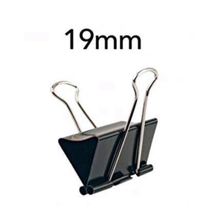 Black Binder Clips Dingli 19mm