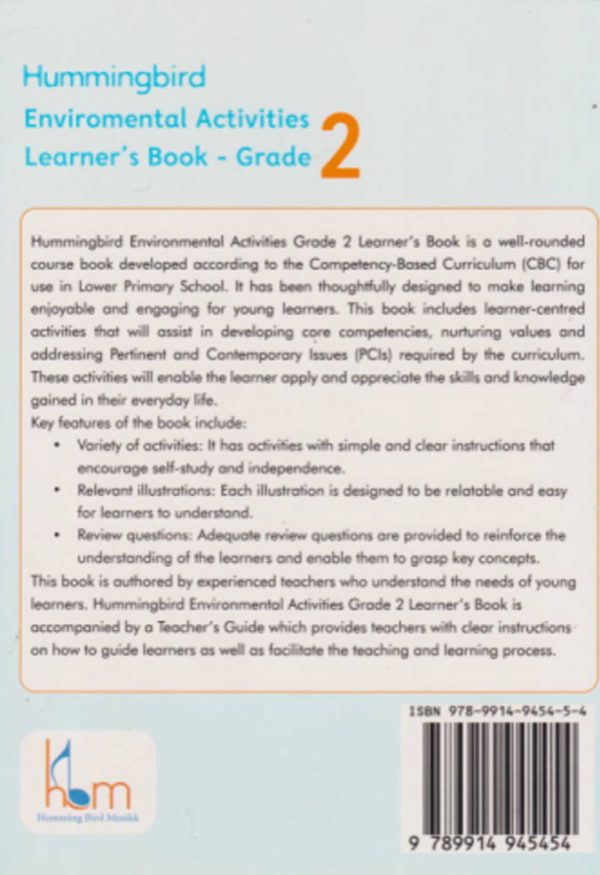 Hummingbird Environmental Activities GD2 (Rationalised)