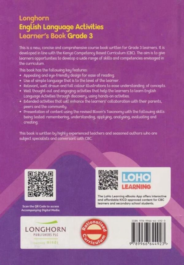 Distinction English Language Activities Grade 3 (Rationalised)