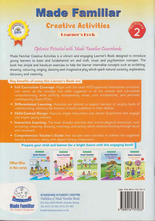 Made Familiar Creative Activities PP2 (Rationalised)