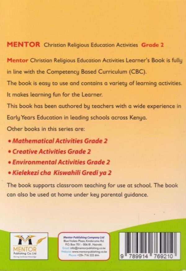 Mentor CRE Activities Grade 2 (Rationalised)