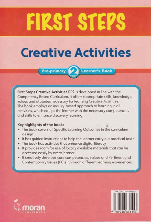 Moran First Steps Creative Activities PP2 (Rationalised)