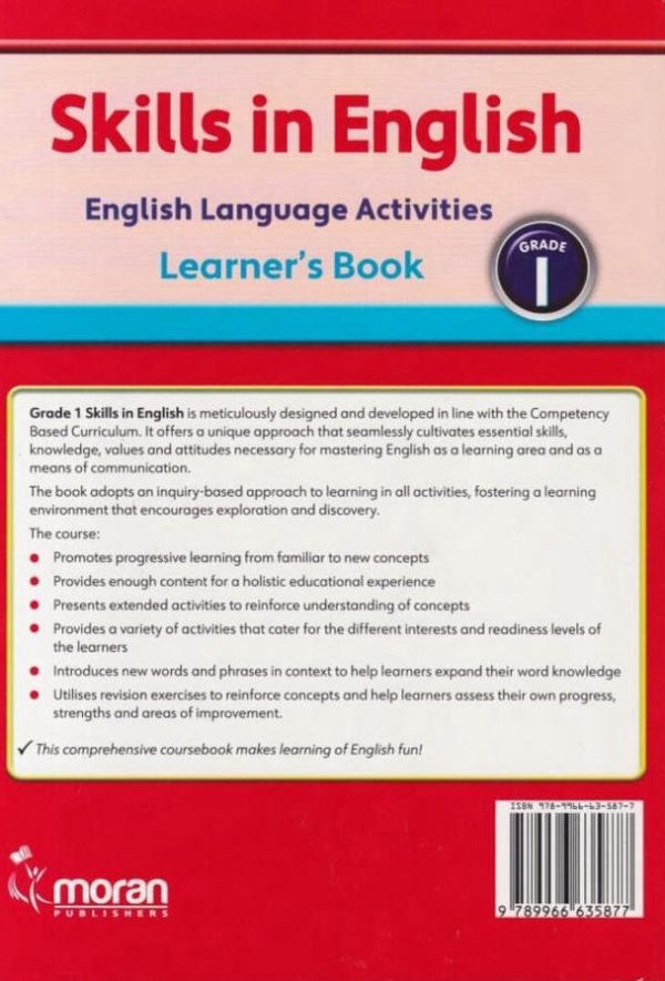 Moran Skills in English Activities Grade 1 (Rationalised)