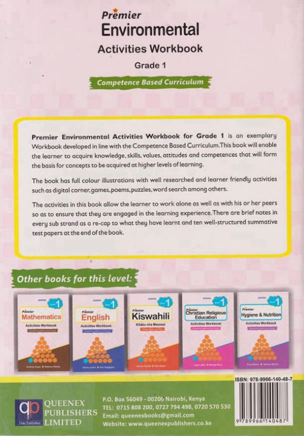 Queenex Premier Environmental Workbook Grade 1
