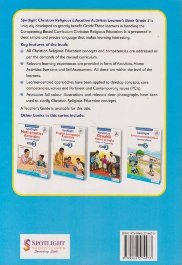 Spotlight CRE Activities Grade 3 (Rationalised)