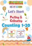 Queenex Let’s Start Pasting & Colouring 1-20