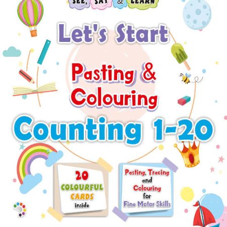 Queenex Let’s Start Pasting & Colouring 1-20
