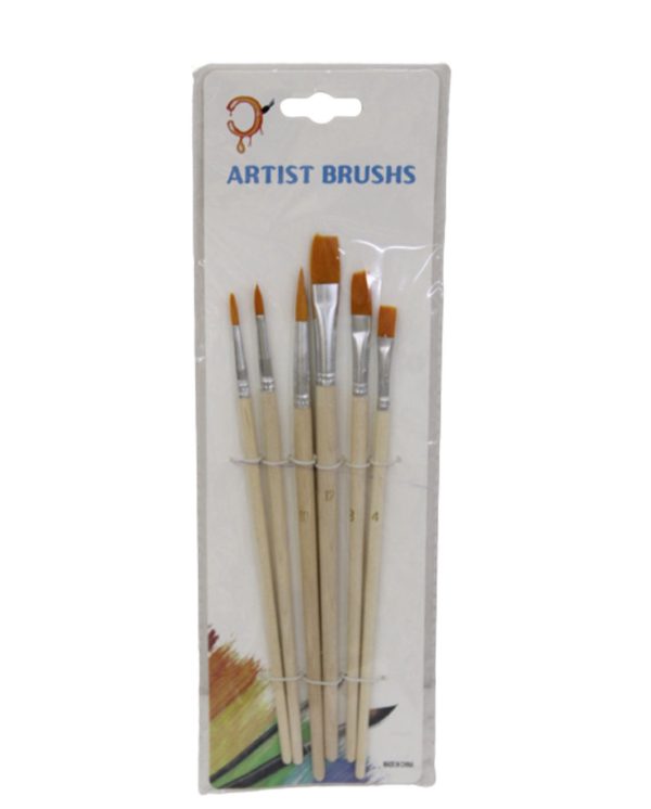 Artist Painting Brush 6 Pieces