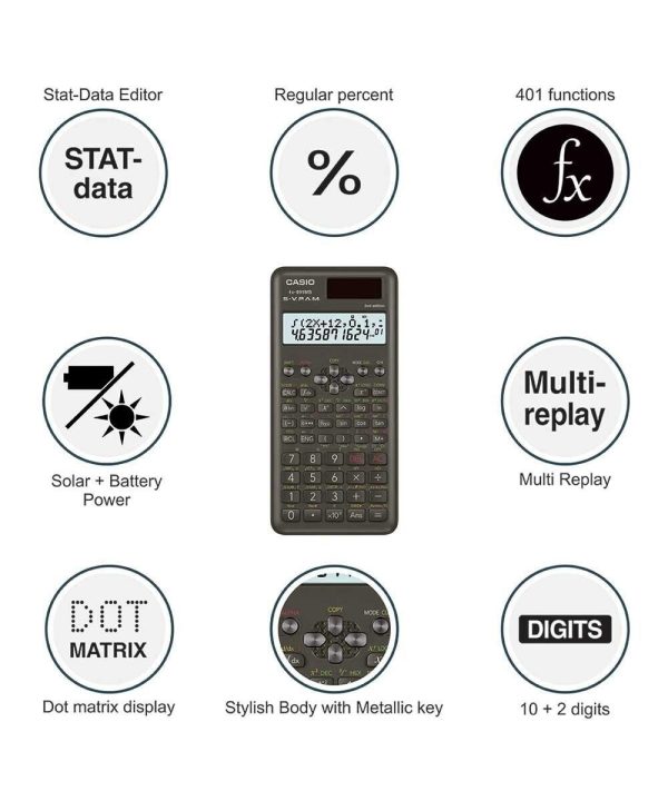 Casio FX-991MS 2nd Edition Scientific Calculator