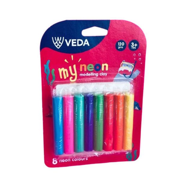 Veda Neon Modelling Clay MC-9B 120gms