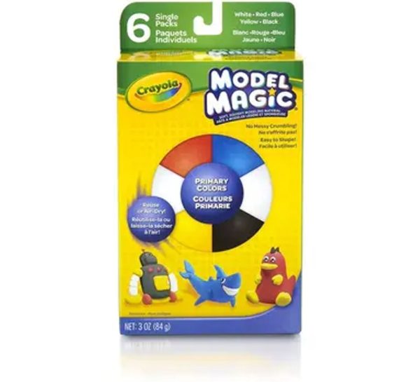 Crayola Modelling Clay Secondary 23‑2404 – 6 Colour Set