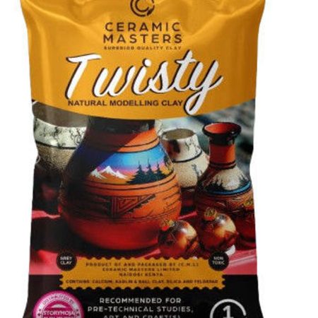 Twisty Ceramic Modelling Clay 1kg