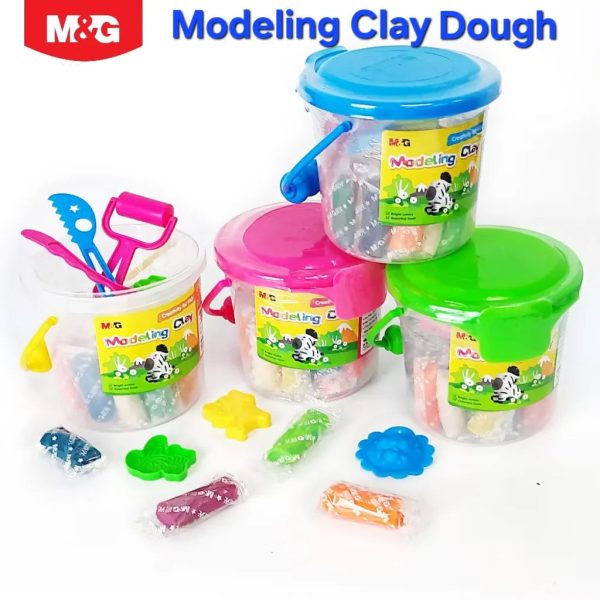 M&G Modelling Clay 9 Colors (04467) – Creative Clay Set
