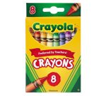 Crayola 8‑Colour Classic Crayons (53‑3008)